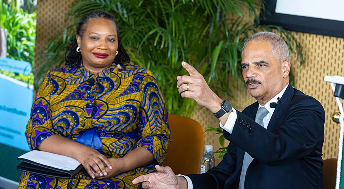 Lillian Miles Lewis Foundation and former Attorney General Eric Holder