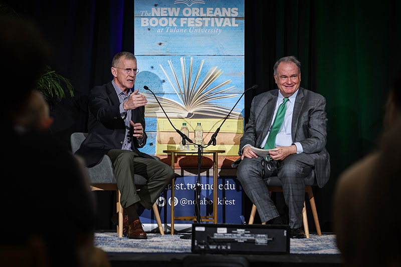 Gen. Stanley McChrystal in conversation with Tulane President Michael A. Fitts