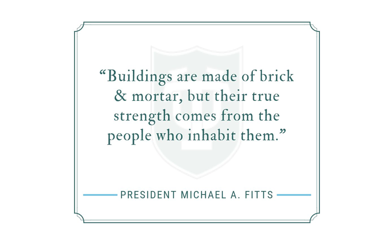 Buildings are made of steel, brick, and mortar, but their true strength comes from the people who inhabit them.